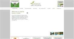 Desktop Screenshot of lataniacretehotel.com